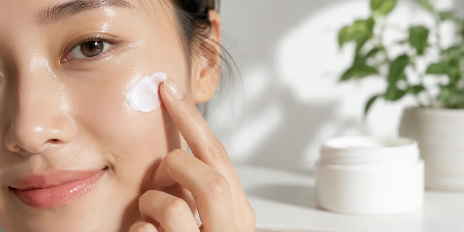 Applying a lightweight daily moisturizer