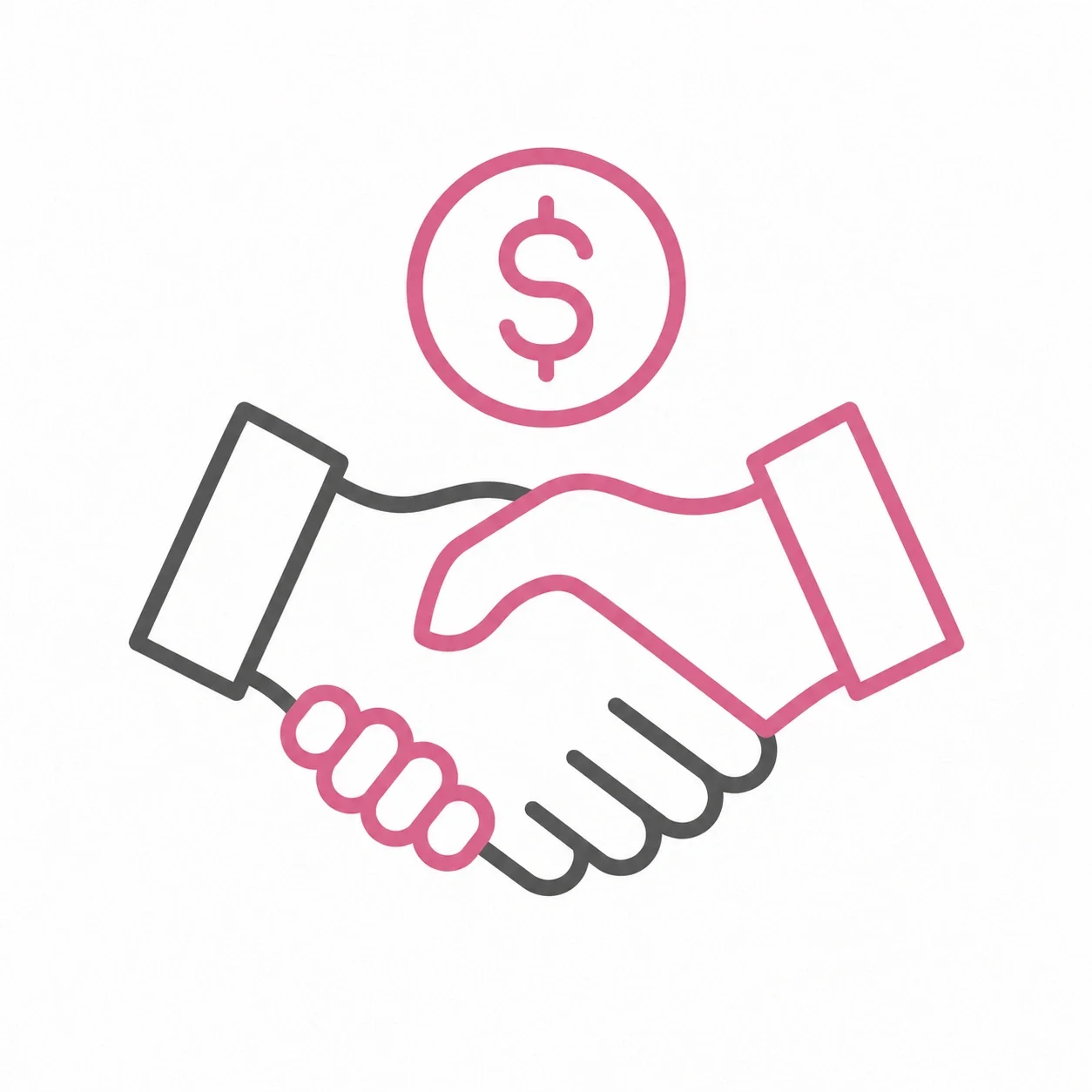 Earn commission icon