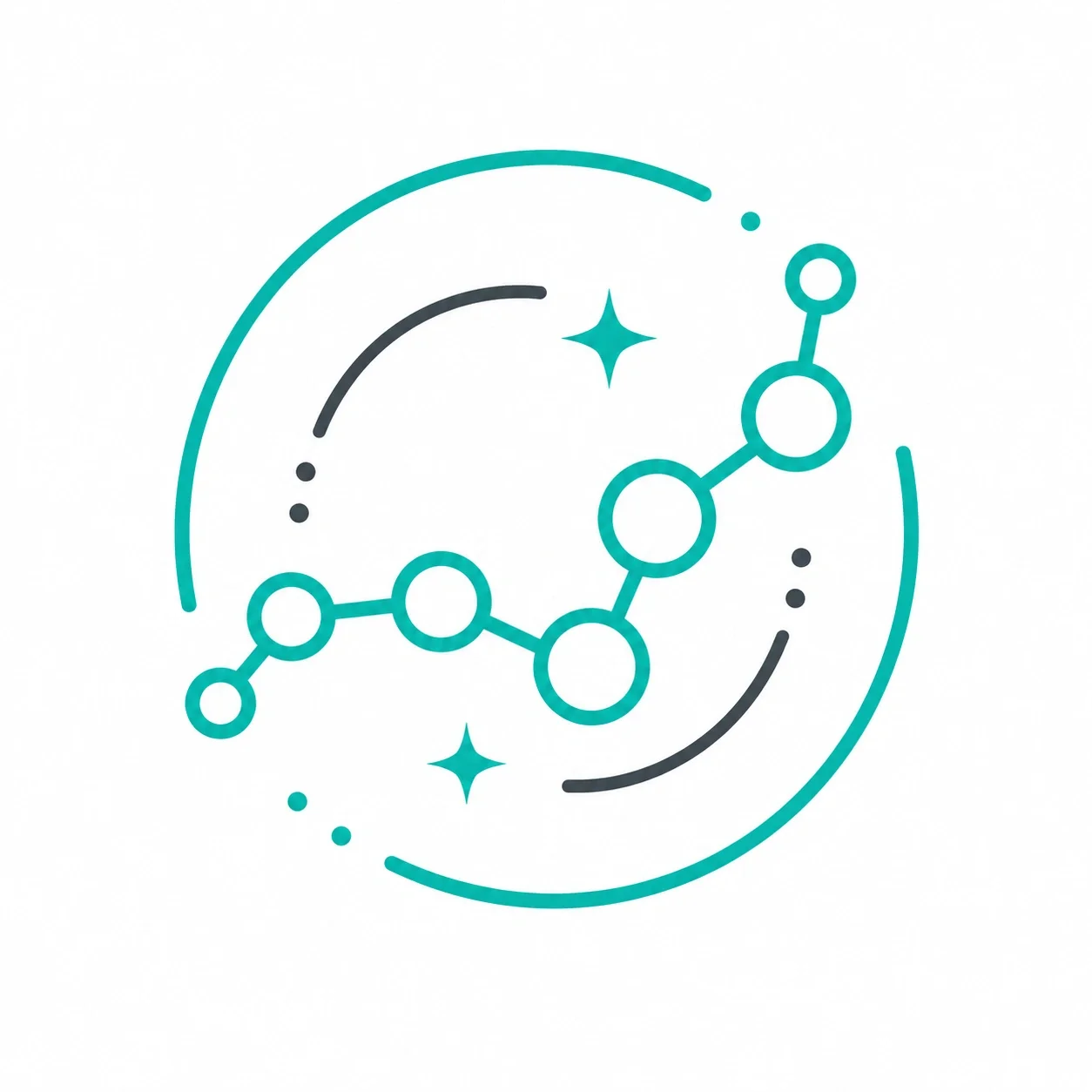 Peptide chain icon
