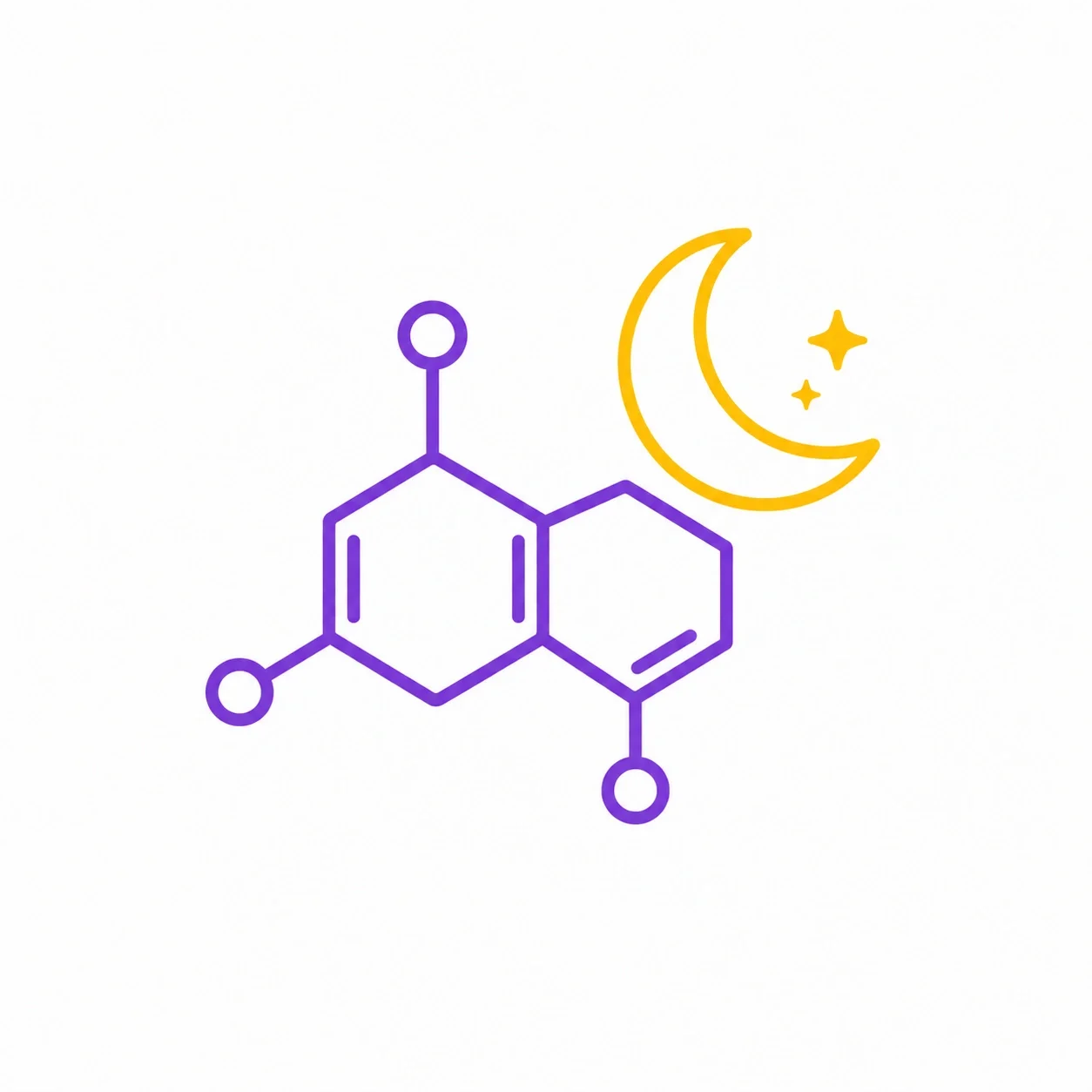 Retinol molecule icon